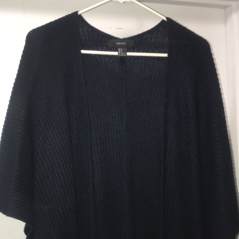 Navy blue cardigan